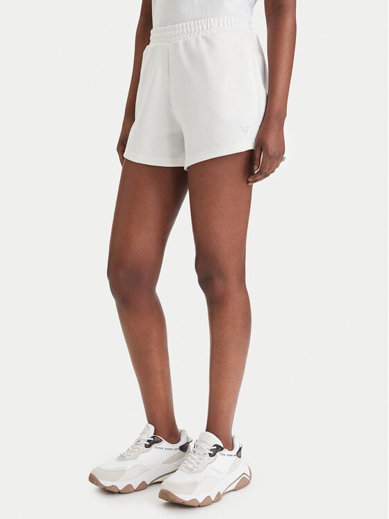 Guess Guess Pantaloni scurți sport V6GD14 K3090 Alb Regular Fit