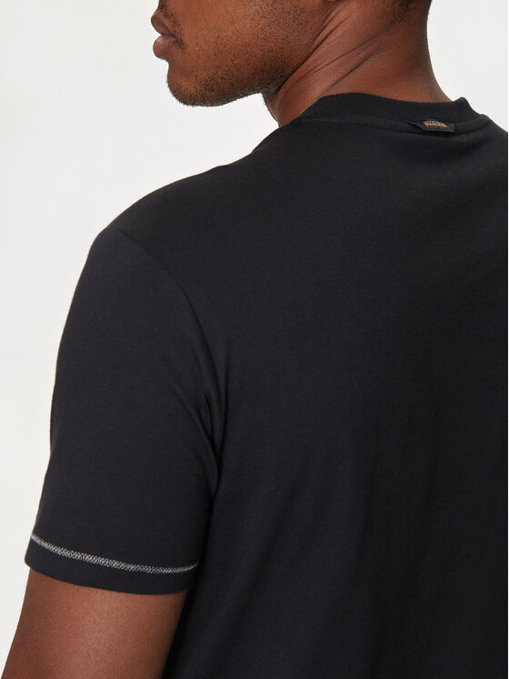 Napapijri Napapijri T-Shirt S-Rollin NP0A4I3D Czarny Regular Fit