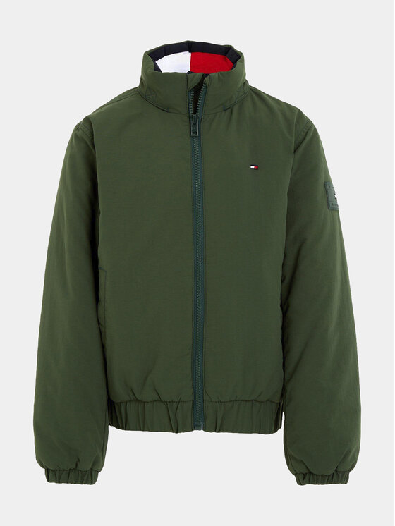 Tommy Hilfiger Tommy Hilfiger Μπουφάν μεταβατικό Essential KB0KB08337 D Πράσινο Regular Fit