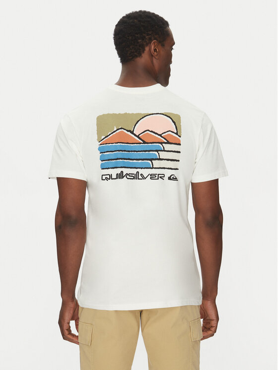 Quiksilver Quiksilver Marškinėliai EQYZT08038 Écru Regular Fit