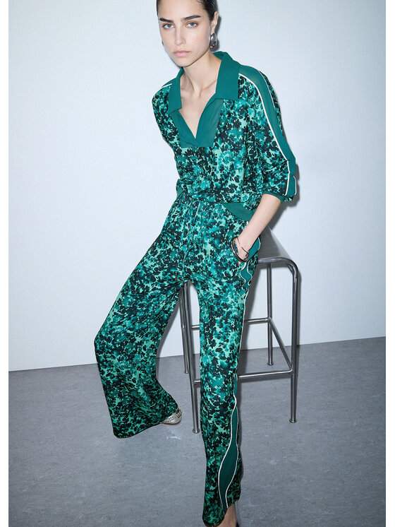 Liu Jo Liu Jo Pantaloni di tessuto TF6114TS202L9188 Verde Regular Fit