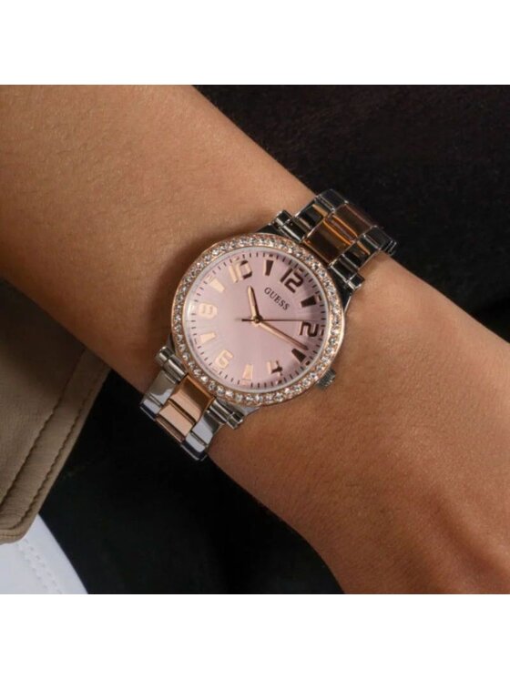 Guess Guess Hodinky GW0686L4 Růžové zlato