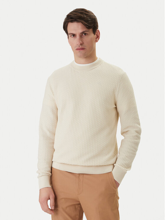 BOSS BOSS Pullover H-Imberto 50545283 Beige Regular Fit