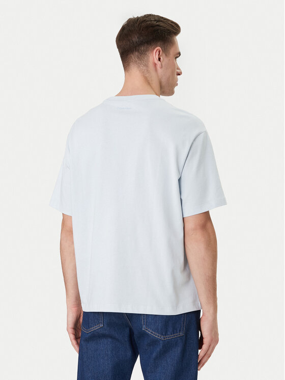 Calvin Klein Calvin Klein T-Shirt Emblem Graphic LV14RF817G Světle modrá Regular Fit