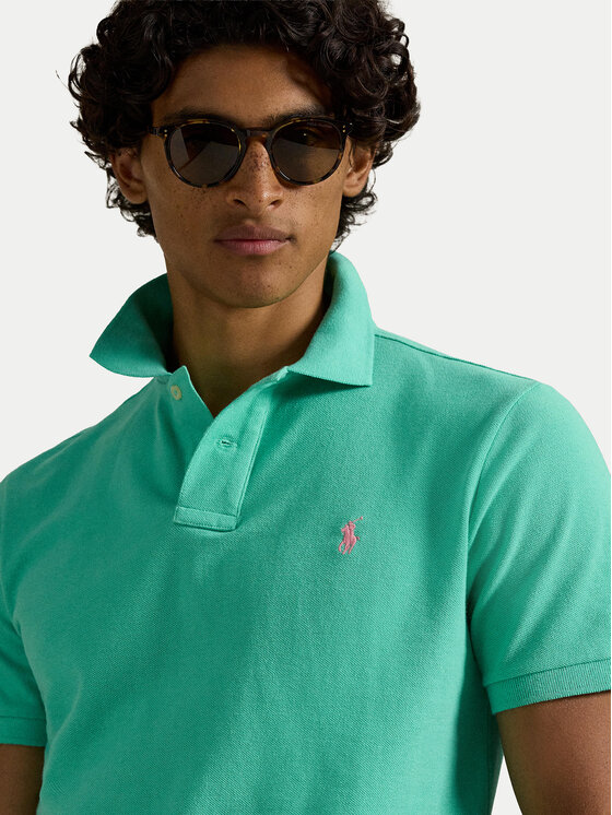 Polo Ralph Lauren Polo Ralph Lauren Поло 710782592018 Зелений Slim Fit