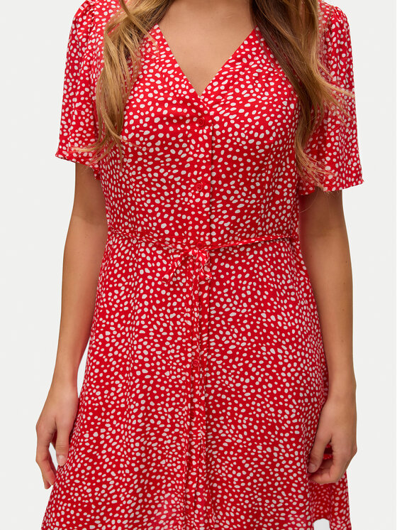 Vero Moda Vero Moda Літня сукня Alba 10292845 Червоний Regular Fit