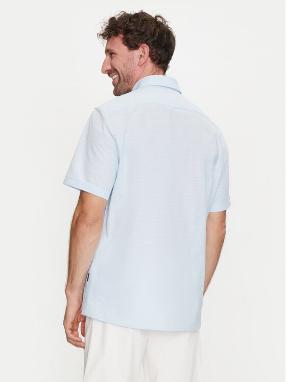 Bugatti Bugatti Camicia 9450 58330A Blu Regular Fit