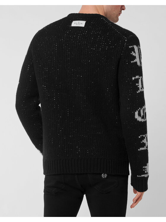PHILIPP PLEIN PHILIPP PLEIN S dlhými rukávmi 1575 Čierna Regular Fit
