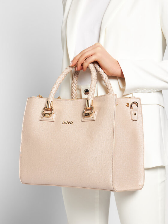 Liu Jo Handtasche M Stachel Double AA1171 E0087 Goldfarben | Modivo.de