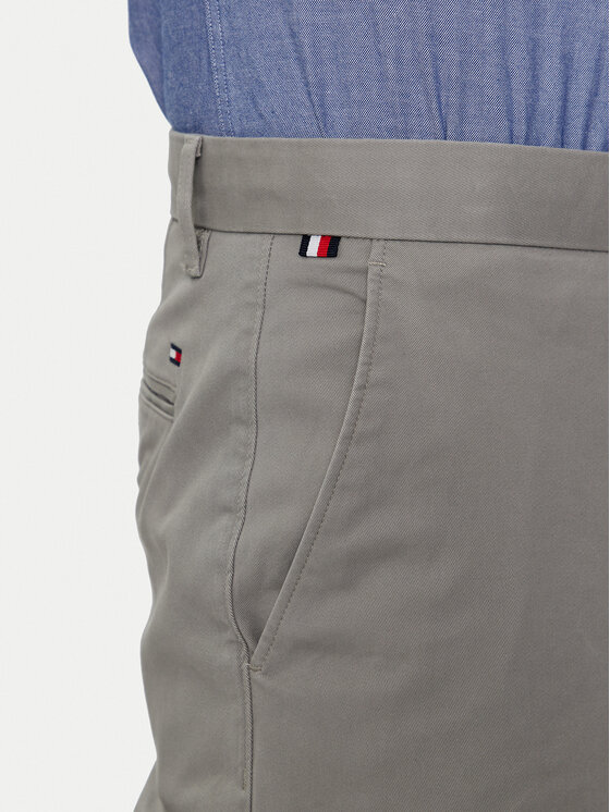 Tommy Hilfiger Tommy Hilfiger Chino kalhoty Denton MW0MW25964 Šedá Straight Fit