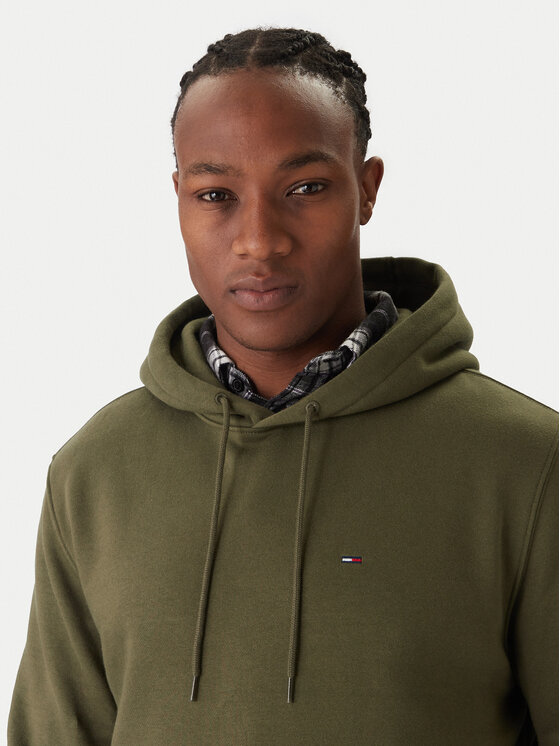 Tommy Jeans Tommy Jeans Mikina DM0DM20742 Zelená Regular Fit
