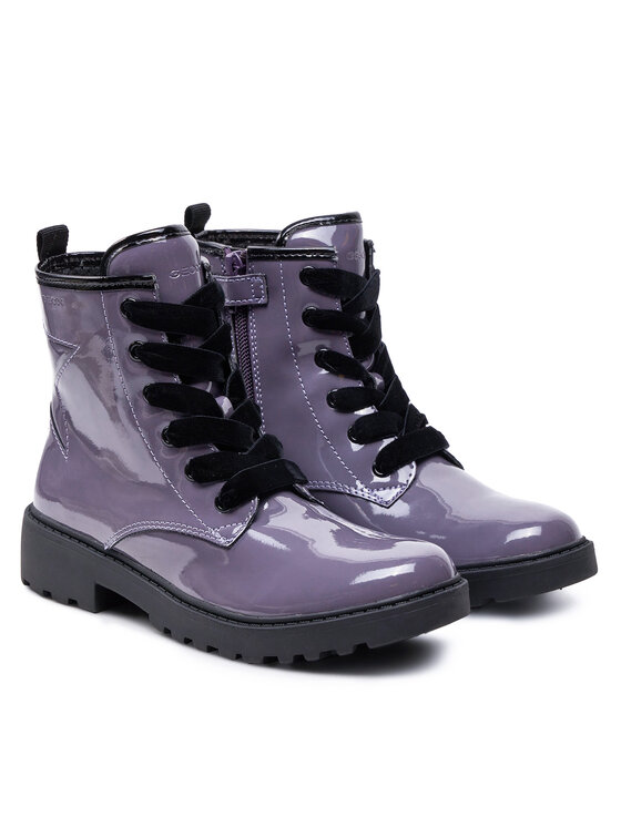 Geox Geox Kozaki Jr Casey J9420G 000HH C8016 M Fioletowy