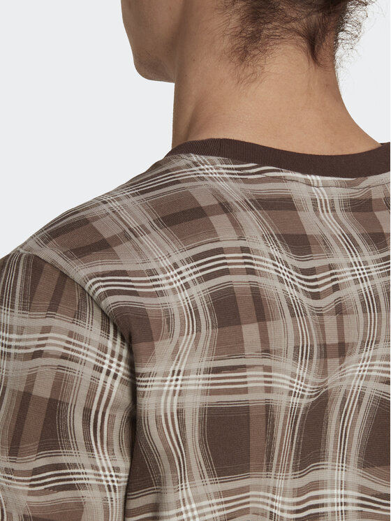 adidas adidas T-krekls Reveal Allover Print HK2744 Brūns Regular Fit