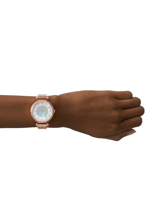 Fossil Fossil Zegarek BQ3820 Różowe złoto
