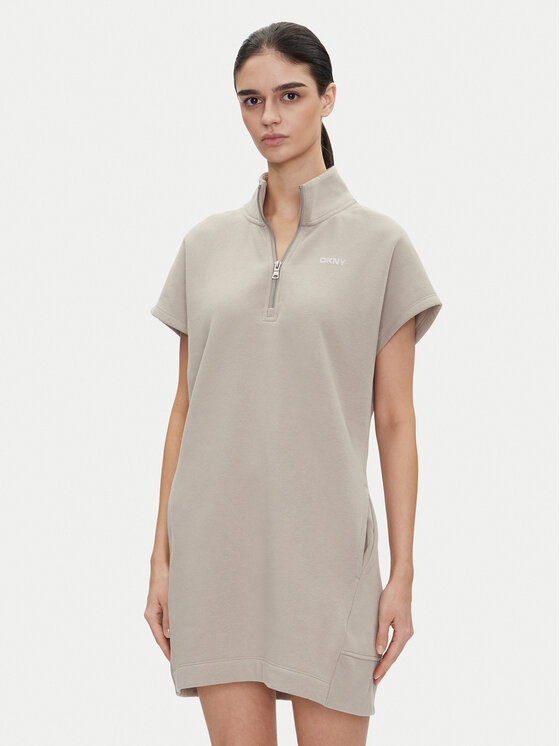 DKNY Sport Každodenné šaty DP5D4895 Béžová Regular Fit
