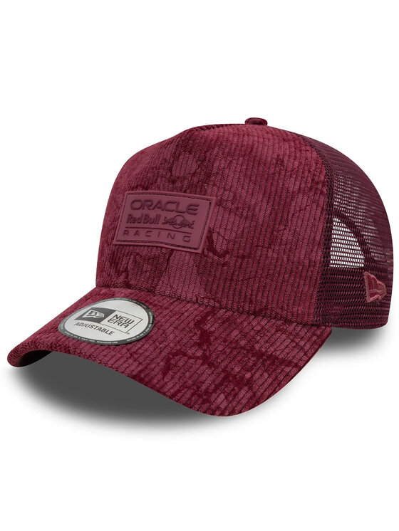 Czapka z daszkiem New Era, Bordowe, Red Bull Racing Cord E-Frame Trucker