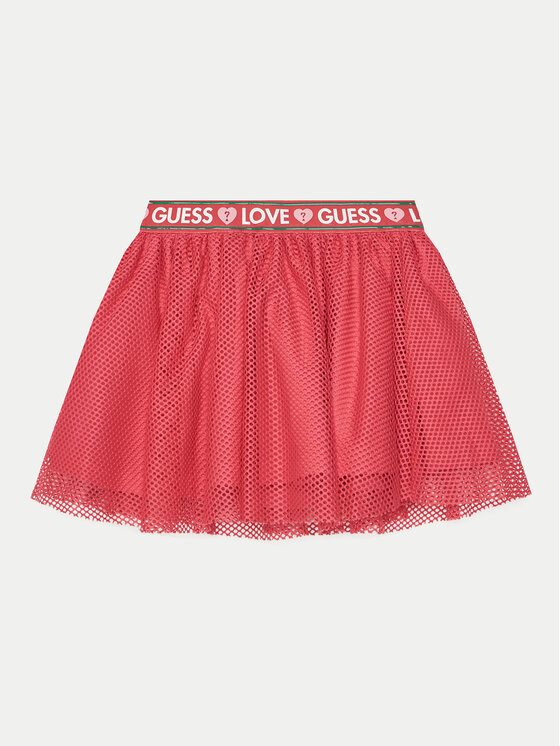 Guess Guess Спідниця K5RD05 KACZ0 Рожевий Regular Fit