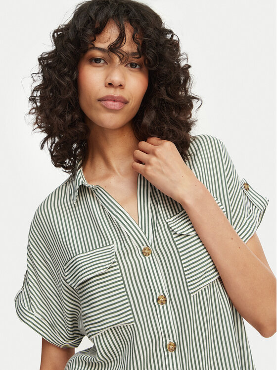 Vero Moda Vero Moda Särk Bumpy 10310139 Roheline Regular Fit