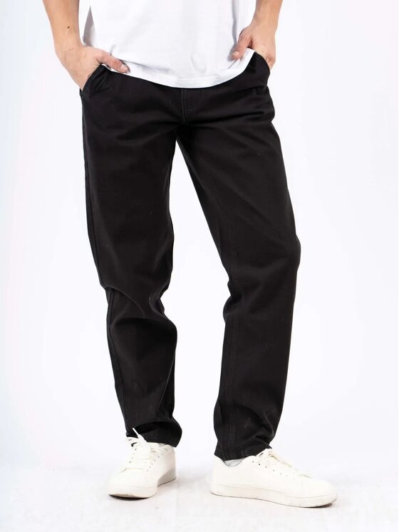 Marcus Marcus Pantaloni chino Gerry Chino 9098 Nero Loose Fit
