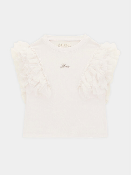 Guess Guess T-shirt K4RI22 K6YW1 Bianco Regular Fit
