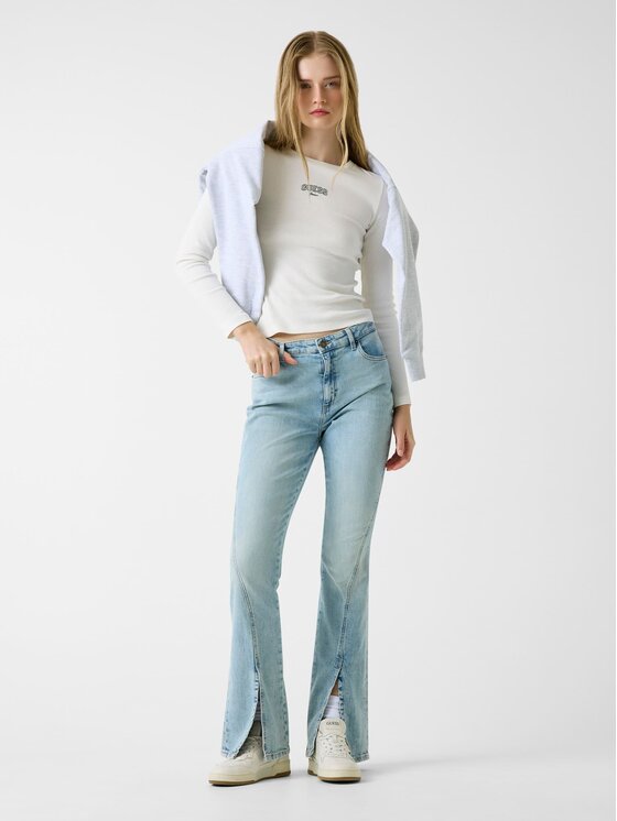 Guess Jeans Guess Jeans Jeansy 180712 Niebieski Flared Fit