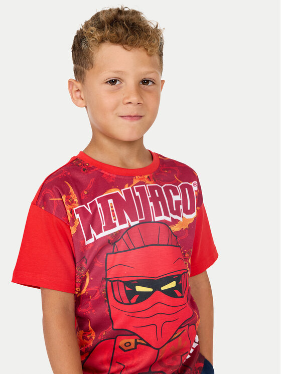 LEGO LEGO T-Shirt Ninjago 12011405 Czerwony Regular Fit