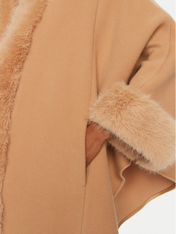 YES LONDON YES LONDON Cappotto di lana CD1193/ECO Marrone Regular Fit