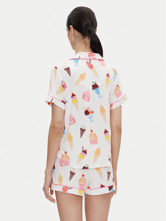 Kate Spade Kate Spade Πιτζάμα KSI12746 Λευκό Regular Fit