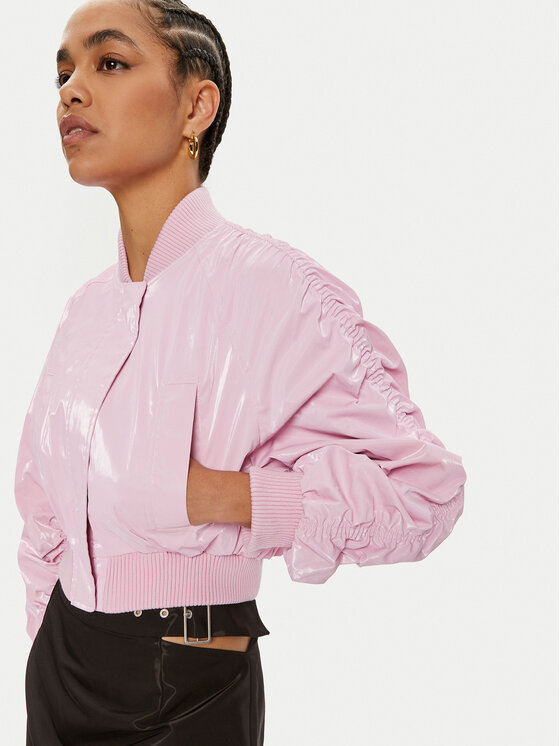 PINKO Pinko Bomber-jakk Bolbe 103054 A1MD Roosa Regular Fit