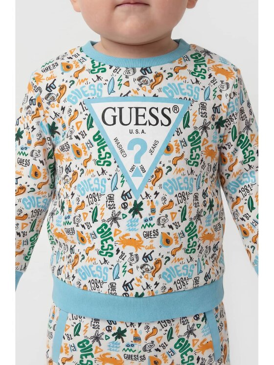 Guess Kids Guess Kids T-Shirt 181725 Modrá Classic Fit