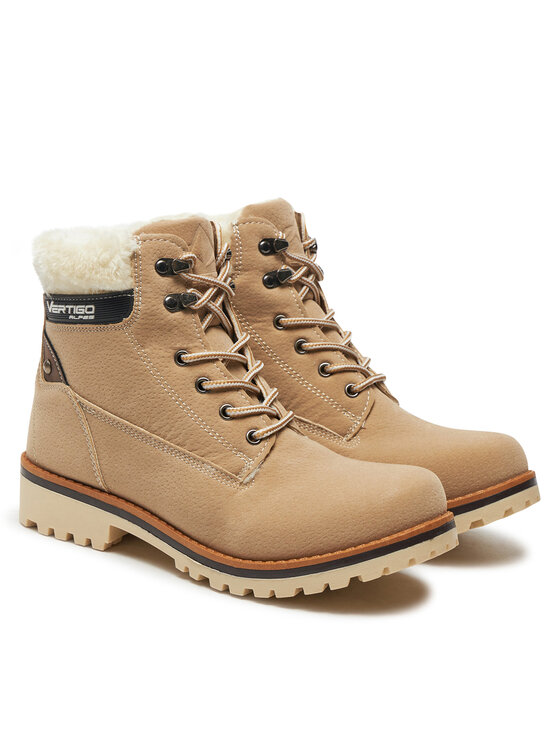 Vertigo Alpes Vertigo Alpes Schnürstiefeletten Castro W Beige