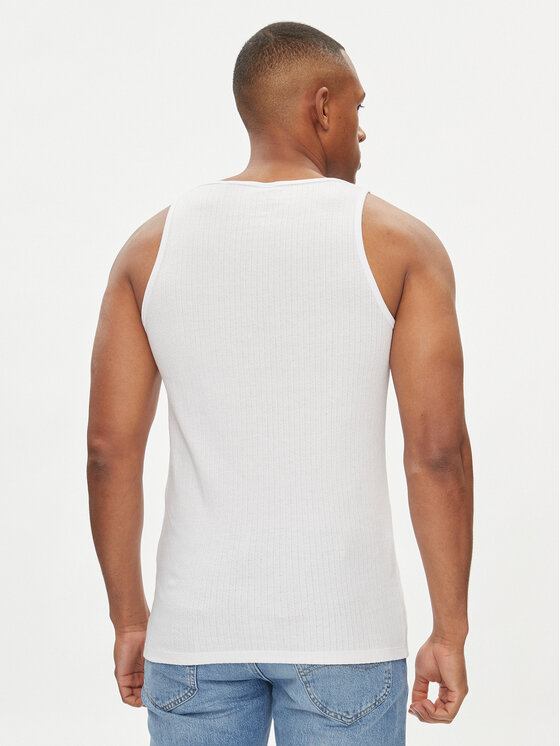 Jack & Jones Jack & Jones Tank top Havana 12251771 Biały Regular Fit