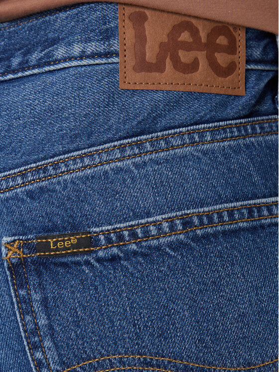 Lee Lee Džinsi West 112364167 Zils Straight Fit