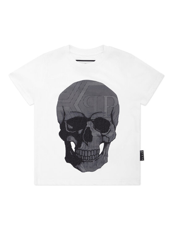 PHILIPP PLEIN PHILIPP PLEIN T-Shirt 28203 Biały Regular Fit