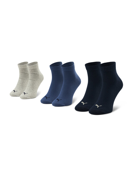 Puma Puma Zestaw 3 par wysokich skarpet męskich 271080001 Szary