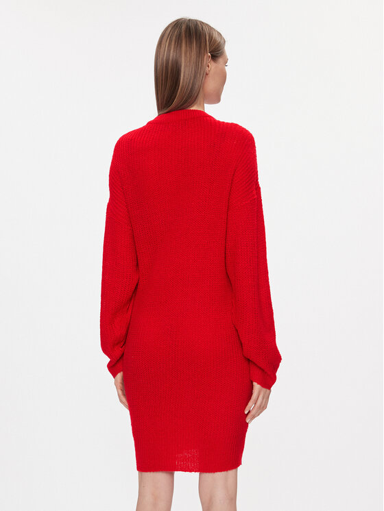 Brave Soul Brave Soul Rochie tricotată LKD-555BERNARD Roșu Regular Fit