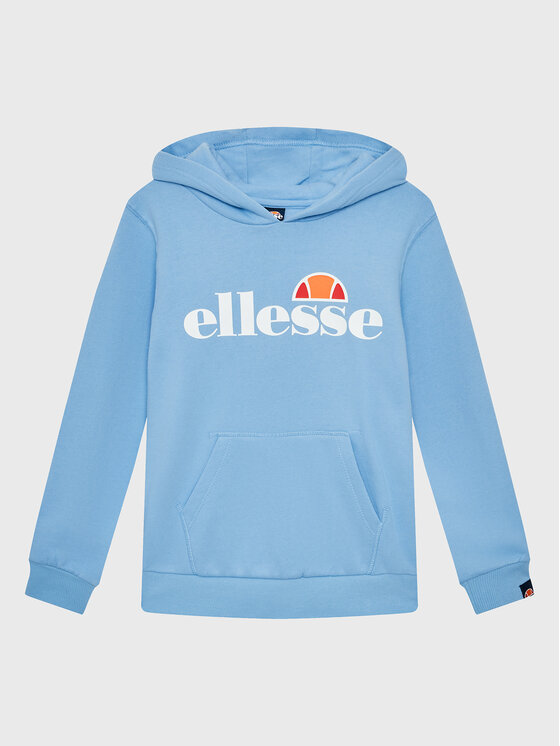 Ellesse Džemperis ar kapuci Jero S3E08575 Gaiši zils Regular Fit