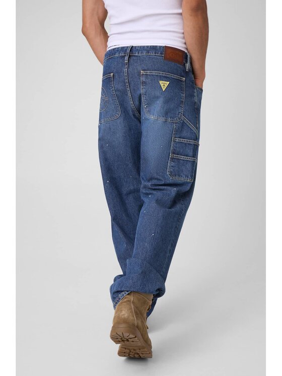Guess Jeans Guess Jeans Jeansy 183587 Modrá Regular Fit