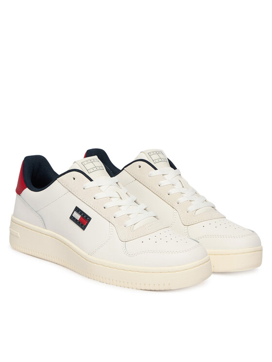 Tommy Jeans Tommy Jeans Sneakersy Tjm Retro Basket EM0EM01681 Biały
