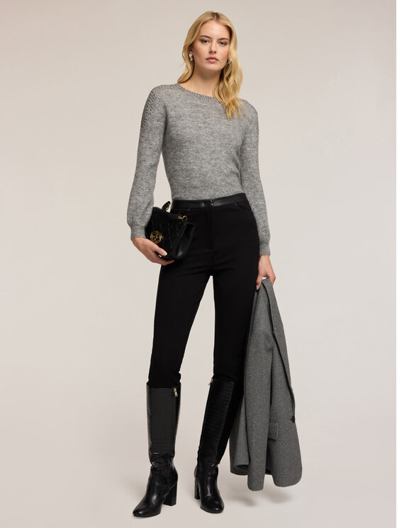 Motivi Motivi Maglione M018W003691N013 Grigio Regular Fit