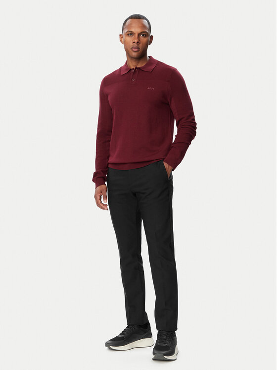BOSS BOSS Чино панталони TR_CommuterSL NextCo 50569813 Черен Slim Fit