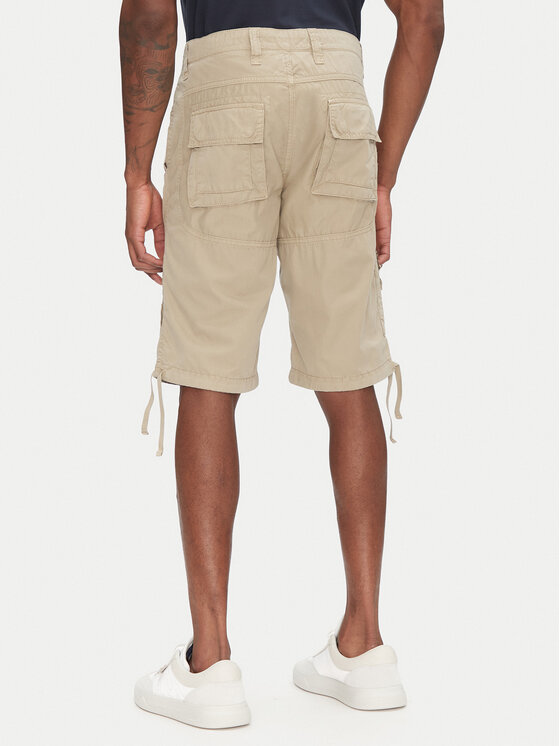 Aeronautica Militare Aeronautica Militare Pantaloncini di tessuto 251BE041CT1122 Beige Regular Fit