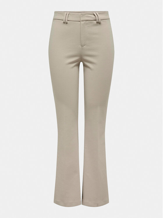 ONLY ONLY Kalhoty z materiálu Peach 15298660 Béžová Flared Fit