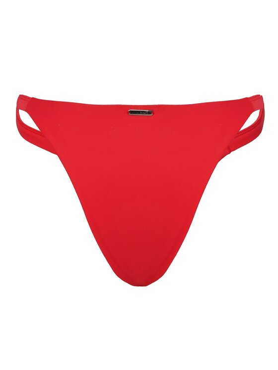 La Michaux La Michaux Dół od bikini FIERCE Czerwony