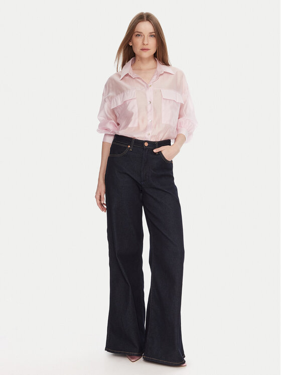 Rinascimento Rinascimento Košile CFC0123656003 Růžová Relaxed Fit