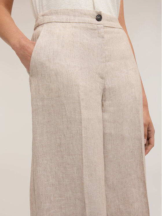 Motivi Motivi Pantaloni di tessuto P01DQ004591N0R2 Crema Over Fit