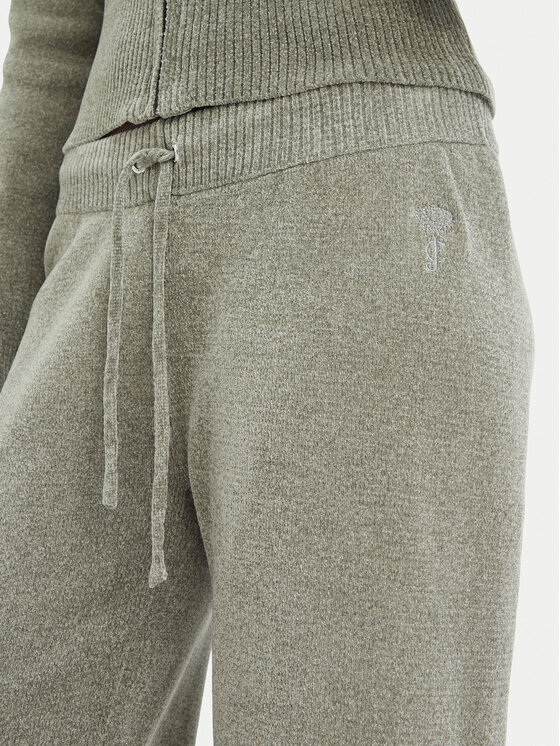 Juicy Couture Juicy Couture Sportinės kelnės JCWEB006 Chaki Regular Fit