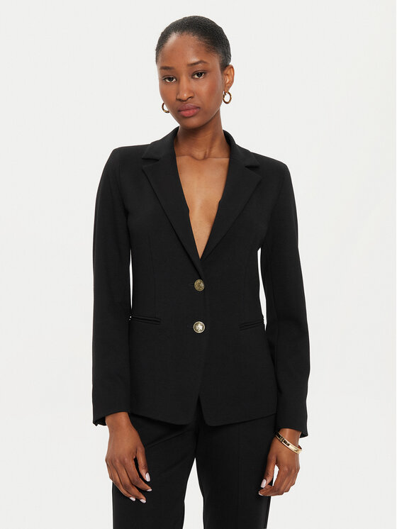 Marella Marella Σακάκι Campale 2423916034 Μαύρο Slim Fit