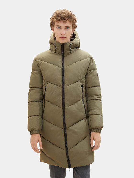 Tom Tailor Denim Tom Tailor Denim Giubbotto invernale 1037389 Verde Regular Fit