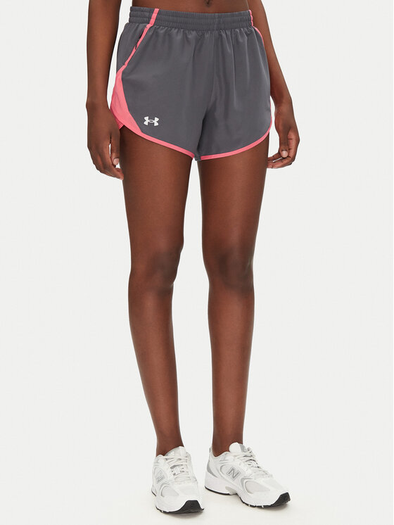 Under Armour Under Armour Pantaloni scurți sport Fly By 3" 1382438 Gri Loose Fit